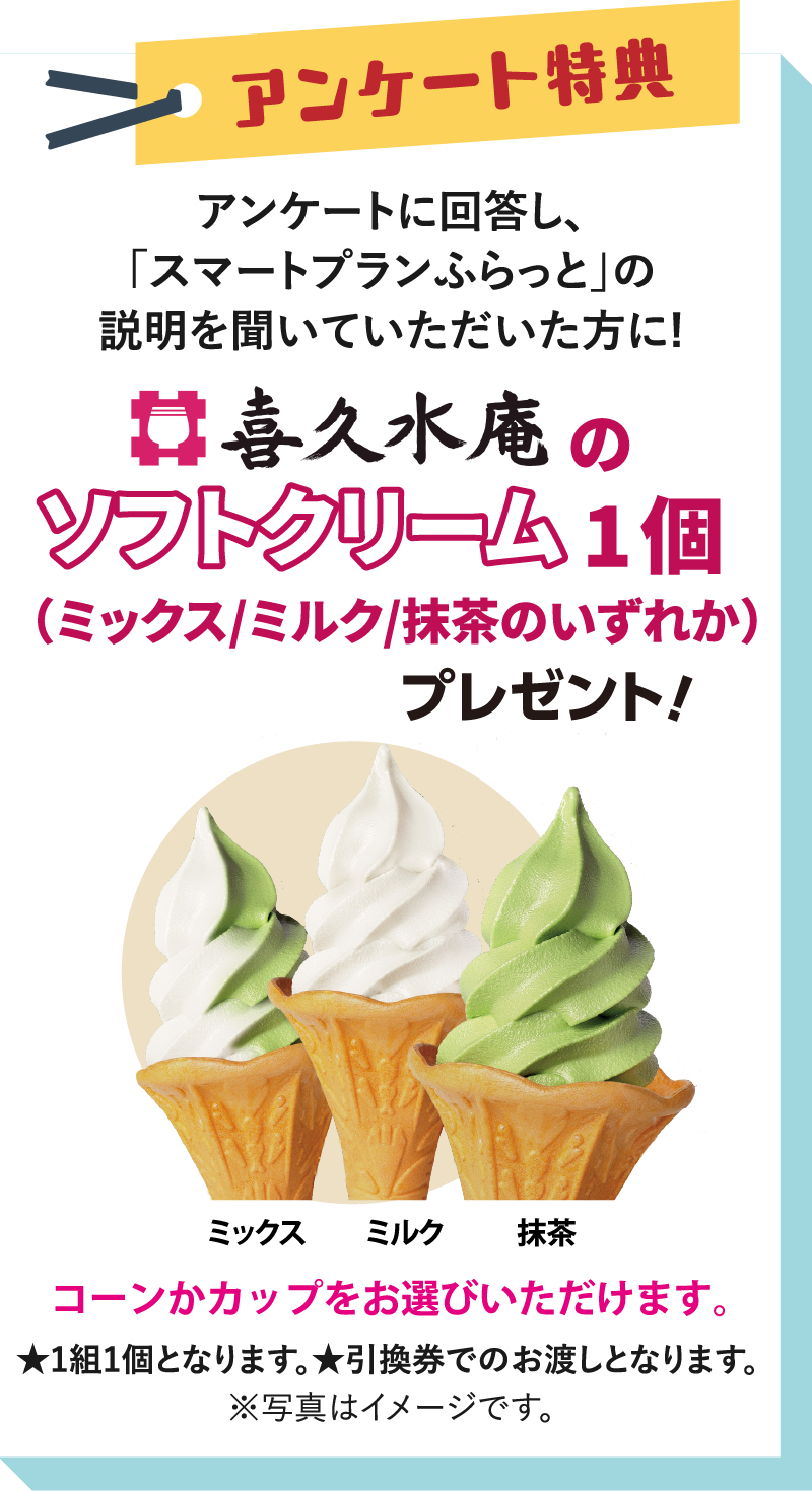 アンケート特典